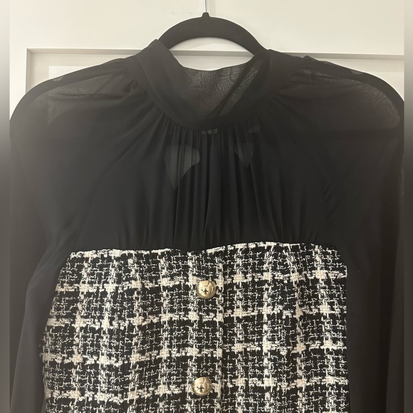 Structured Zara Mini Dress - NWOT - Picture 4 of 8